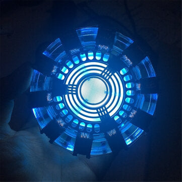 MK1 Acrylic Tony DIY Arc Reactor Lamp Arcylic Kit Illuminant LED Flash Light Set