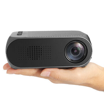 YG320 TFT LCD Projector HD 1080P LED Projector Multiple Ports Built-in Speaker Portable Smart Home T