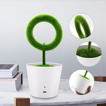 Mini Artificial Bonsai Fresh Anion Desktop Ionizer Purifier