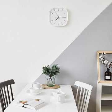 Chingmi Wall Clock Ultra Slient Precise Simple Design Style White Clock Home Decor from Xiaomi Youpi