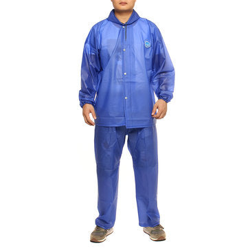 Waterproof Rain Suit Trousers Windproof Raincoat Jacket Working Pant Outdoor Fishing Motorcycle Bike