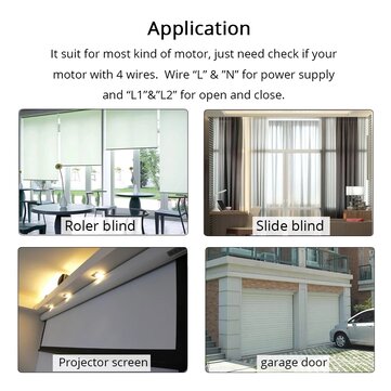 Zemismart Google Home Alexa Curtain Switch Blind Switches For Standard Roller Motor Slide Engine Wif