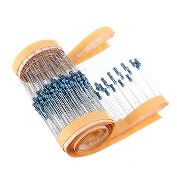 600pcs 1/4W 10K Ohm Resistor +/- 1% 1/4w 10KR Ohm Metal Film Resistors 0.25W Watt Color Ring Resista