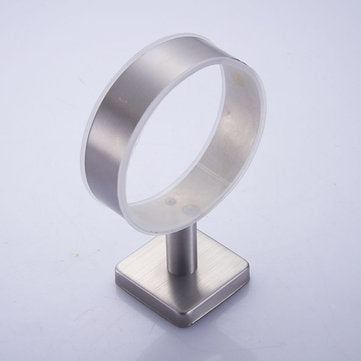 Wall Mounted Stainless Steel Bathroom Shower Soap Glass Holder Dish Rack
