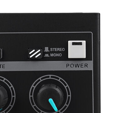 AMP-i4 4-Channel Stereo Headphone Amplifier and DC 12V Power Adapter