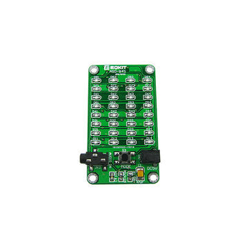EQKIT 8*4 Level Indicator Kit SMD Soldering Practice Board Audio Spectrum Indicator