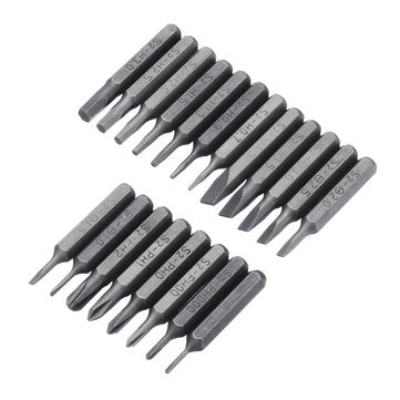 56pcs Screwdriver Bit Set Alloy Steel Screwdriver Accessories Hex Shank Screwdriver Bits
