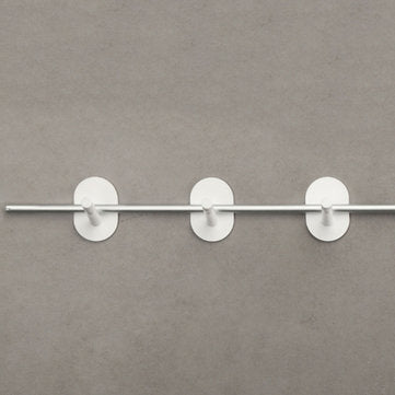 Happy Life 3PCS 8H Adhesive Multi-function Hooks / Wall Mop Strong Hook Holder For Bathroom Bedroom