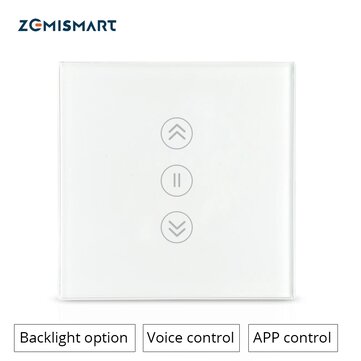 Zemismart Google Home Alexa Curtain Switch Blind Switches For Standard Roller Motor Slide Engine Wif