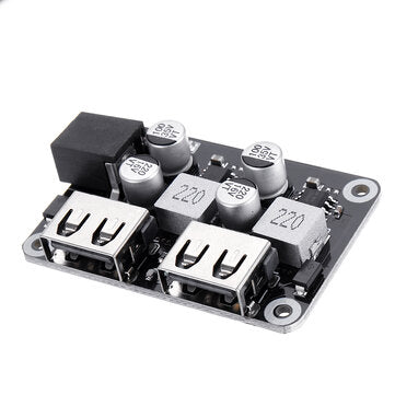 Dual USB Fast Charge Buck Module DC6-32V to 3-12V 24W * 2 Supports QC2.0 3.0 Huawei FCP Fast Charge