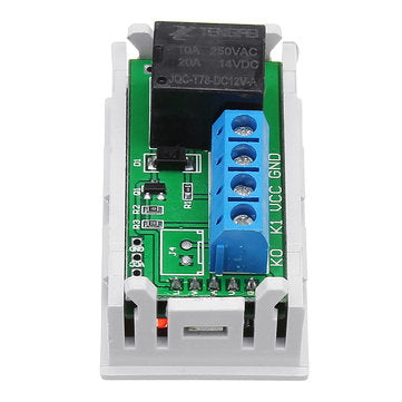 5pcs Mini 12V 20A Digital LED Dual Display Timer Relay Module With Case Timing Delay Cycle