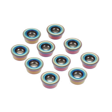 10pcs Blue Nano HRC52 RDMT1204MOTN NB7010 Carbide Inserts Turning Tool Inserts
