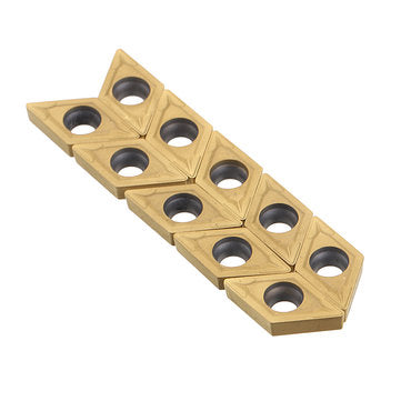 MACHIFIT 10pcs DCMT070204 VP15TF Internal Turning Tools Carbide Insert Cutting Tool  CNC Lathe Tools