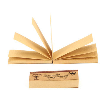 10 x Hornet Rolling Paper Filter Tips 50 Leaves 60*21MM Natural Paper Tip Filter Rolling Paper