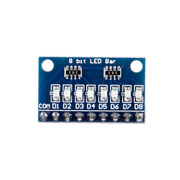 5pcs 3.3V 5V 8 Bit Blue Common Anode LED Indicator Display Module DIY Kit