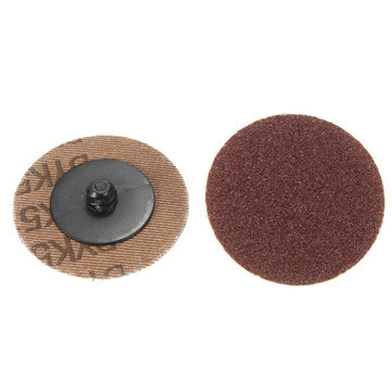 50pcs 2 Inch 80 Grit Roll Lock Sanding Disc Abrasive Pads