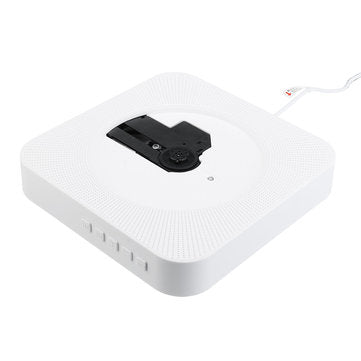 KC-808 Wall Mounted Bluetooth CD Player Portable Home Audio Box with Remote Control FM Radio Built-i