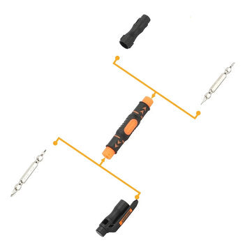 JAKEMY JM-8155 3 in 1 Portable Magnetic Double-head Bits Screwdriver Pen Slotted Phillips