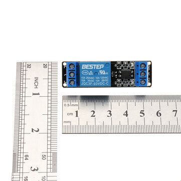 1 Channel 3.3V Low Level Trigger Relay Module Optocoupler Isolation Terminal BESTEP for Arduino - pr