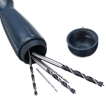 Hand Drill with Micro Twist Drill Bit Aluminum Hand Drill Keyless Chuck