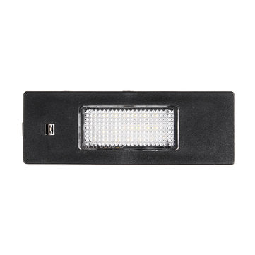 Pair 24-SMD LED License Plate Lights 6000K White For Fiat Marea Alfa 46408006 46786572