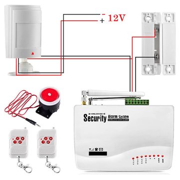 Wired PIR Infrared Motion Detection Detector Sensor Alarm for Home Security GSM Alarm System