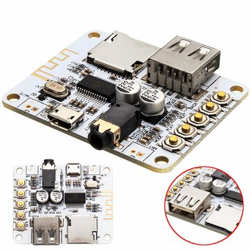 SANWU bluetooth Audio Receiver Digital Amplifier Board With USB Port TF Card Slot Decoding Play