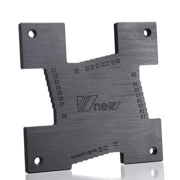Drillpro 2pcs Woodworking Precision Router Table Saw Gauge Set Up Step Depth Gauge for Table Saw Rou