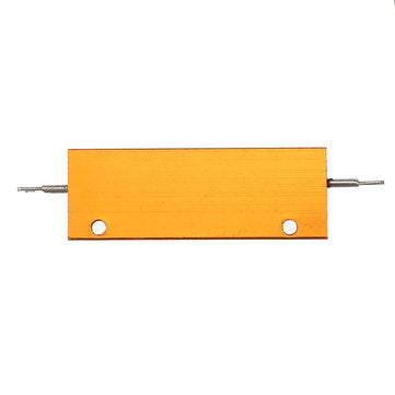 3pcs RX24 100W 300R 300RJ Metal Aluminum Case High Power Resistor Golden Metal Shell Case Heatsink R