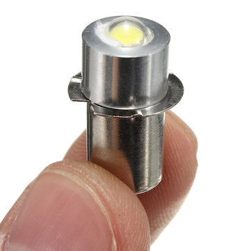 P13.5S PR2 1W LED Flashlight Bulb Torch Work Light Lamp 6000K White 100LM DC3V