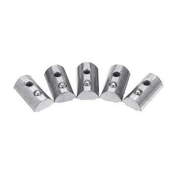 Machifit 10pcs 30M4 Spring Nut for 2020 Aluminum Profile Round Roll T Slot Elastic Nut