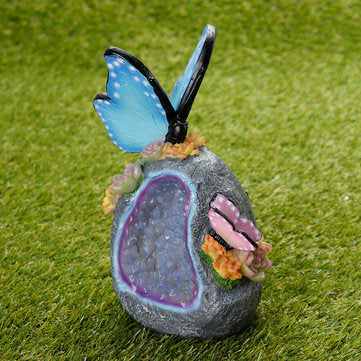 Outdoor Garden Solar Animal Butterfly LED Night Light Yard Figurine Lamps Pathway Decorations
