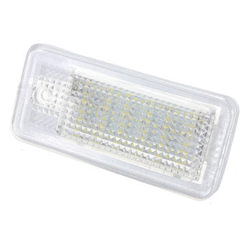 Pair 18 LED License Plate Lights for Audi A3 S3 A4 B6 B7 A6 S6 Q7