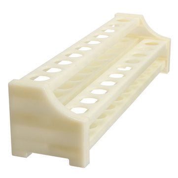 White Plastic Centrifuge Test Tube Rack 20 Holes Laboratory for 15mm Tubes