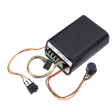 PWM DC Motor Speed Controller Max 60A CW CCW Digital Display 0~100% Adjustable Drive Module Build in