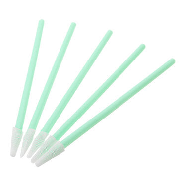 100pcs Pointed Tipped Foam Cleaning Sponge Swabs Stick for Inkjet Printer Camera Optical Cleanroom
