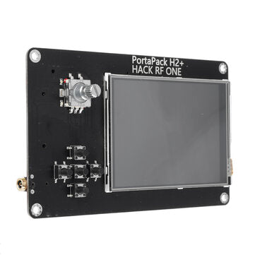 HackRF Portapack H2 Portable SDR Transceiver Kit with Extended 3.2 Inch Touch Screen Module Aluminum