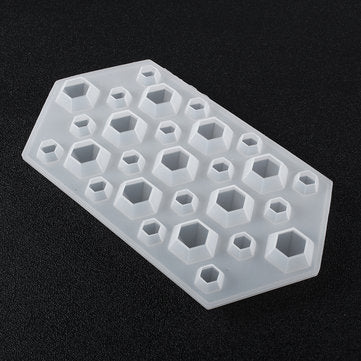 DIY Diamond Resin Casting Molds Silicone Jewelry Pendant Craft Making Mould