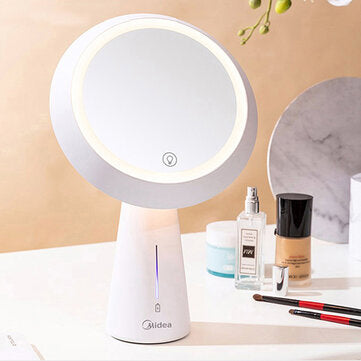 MIUO T03 Cosmetic Mirror Table Lamps High-definition Make-up Mirror Stepless Dimming USB Charging 90