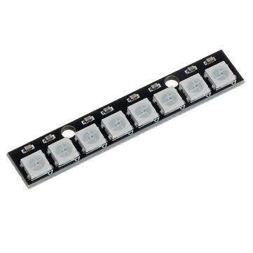 Straight Board 8x 5050 RGB Cool White LED With Integrated Drivers Module