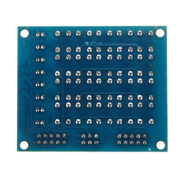 8 LED 4x4 Push Button Switch 16 Keys Matrix Independent Keyboard Module For AVR ARM STM32