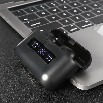 Bakeey X35 9D Wireless bluetooth 5.0 TWS Earbuds Headset Noise Cancel LED Display Earphone