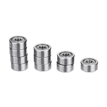 Machifit 10pcs MR83ZZ MR93ZZ Bearings I.D 3mm Double Shielded Miniature Deep Groove B... (SIZE: 8MM)