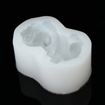 Bull Dog Silicone Soap Mold Animal Chocolate Model Cake Mould Decor DIY Baking Tool