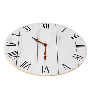 11 Inch DIY Wooden Wall Clock Diameter 28CM Round Room Home Bar Office Decor