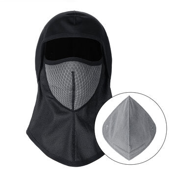 Full Balaclava Face Mask Motorcycle Cycling Waterproof Windproof Winter Warmer (COLOR.: GRAY)