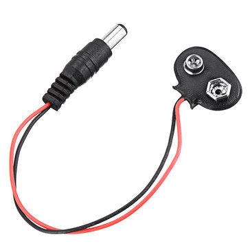 10pcs DC 9V Battery Button Power Plug Mega 2560 1280 UNO R3 132 9V Battery Buckle T Type Geekcreit f