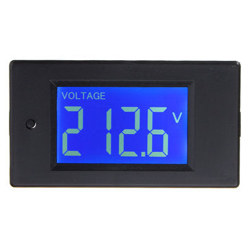 Multifunctional AC LCD Digital Voltage Current Tester KWh Watt Panel Battery Meter Gauge
