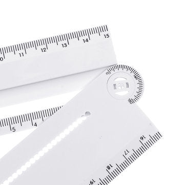 Multifunctional Angle Gauge Adjustable DIY Angle Ruler Protractor Math Geometry Drawing Ruler