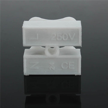 Excellway CH2 Quick Wire Connector Terminal Block Spring Connector White